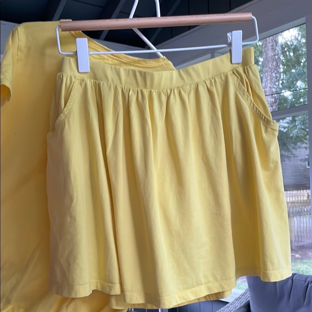 Land’s End Girl’s Cotton Top and Skirt Set, Size M (10/12)- Excellent Condition